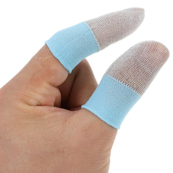 Raindrops 20pcs Finger Sleeves Gaming Thumb Gloves Accessories For Gaming Anti Sweat Ultra Thin Gamers Gaming Phone Touchscreen Devices