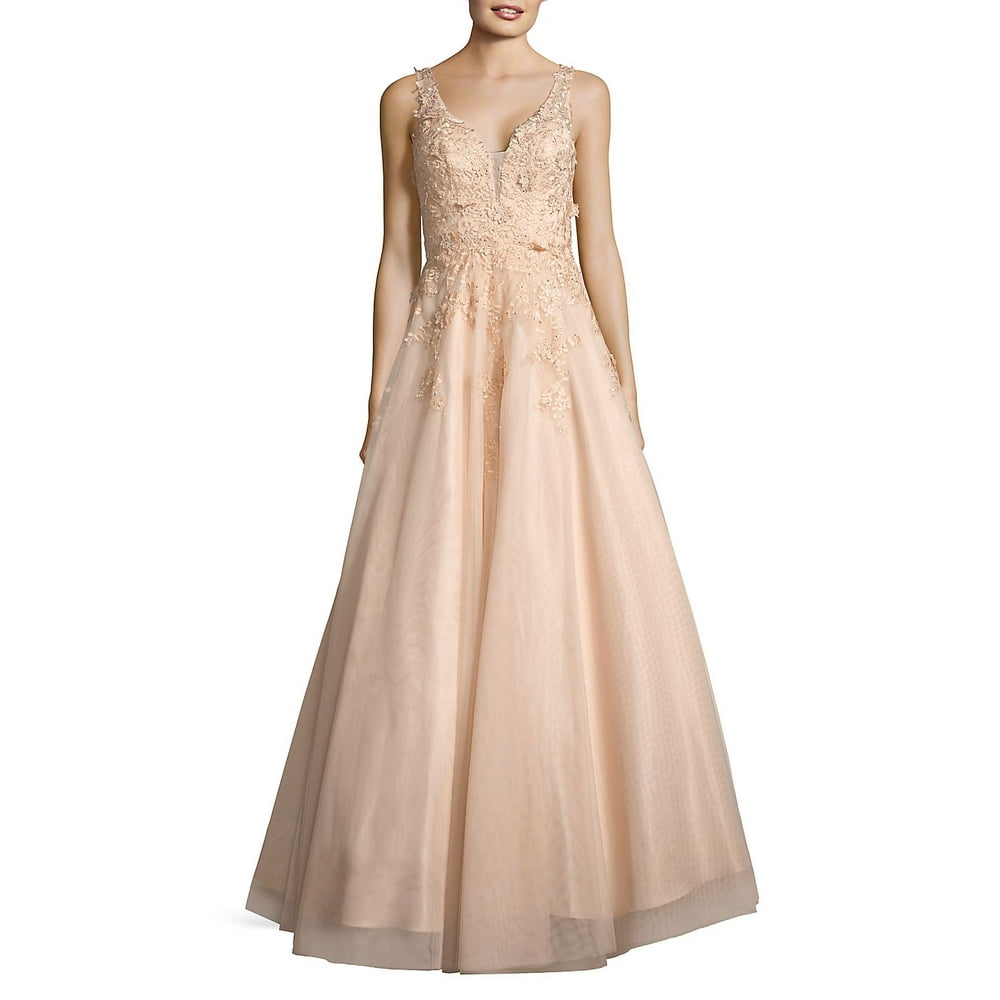 xscape sequin ball gown