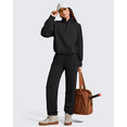 thumbnail image 7 of G4Free Flurrylux Womens Sweatshirts Fleece Lined Half Zip Mock Neck Cropped Pullover Winter Fashion Outfits Clothes, 7 of 7