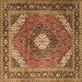 thumbnail image 1 of Ahgly Company Indoor Square Persian Brown Traditional Area Rugs, 6' Square, 1 of 4