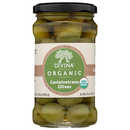 Divina Organic Castelvetrano Olives, 6 Oz