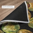 thumbnail image 6 of Addison Rugs Dream Shag Premium Machine Washable Transitional Apples Midnight Round Rug, 8' x 8', 6 of 8