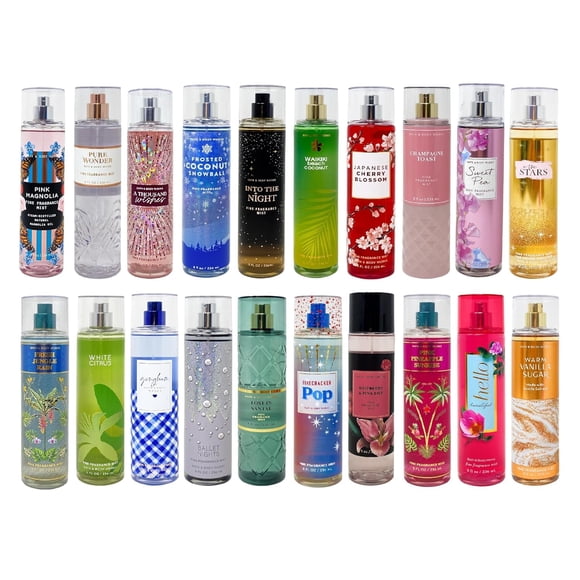 Bruma corporal Fine Fragrance Bath & Body Works, 236 ml, paquete de 3