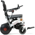 thumbnail image 3 of Bangeran Foldable Compact Power Wheelchair, Anti-Roll Wheels Ride Uphill, Built-in Turn Signals & Seat Belt for Max Safety, Rides 20km - Silver, 3 of 11