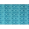 thumbnail image 1 of Ahgly Company Indoor Rectangle Abstract Light Blue Modern Area Rugs, 3' x 5', 1 of 4
