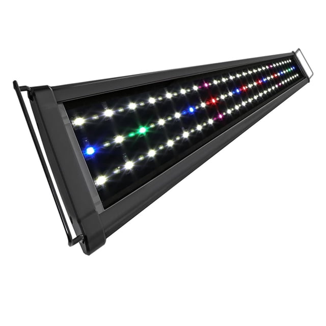 78 LED Aquarium Light Full Spectrum Fish Tank Light with Extendable Brackets Adjustable Fresh Water Light with 3 Optional Control Modes for Living Room Office Shop Home 24-Inch to 3