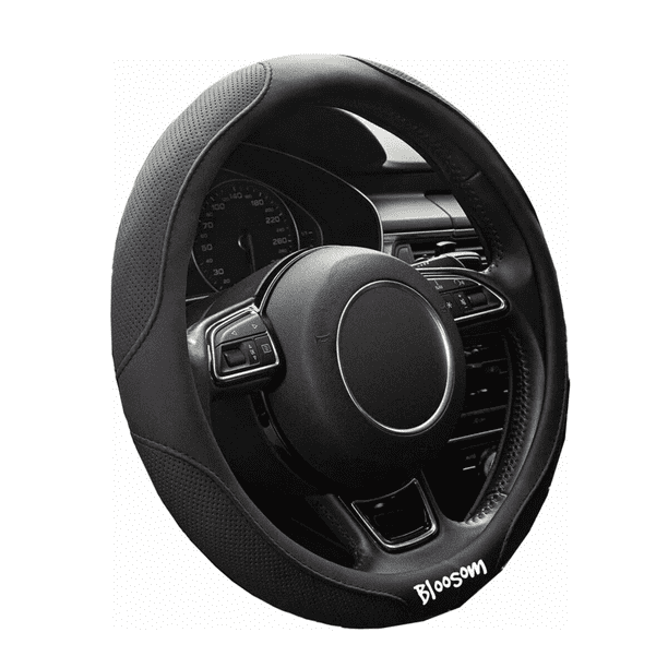 Funda Protectora Bloosom Antideslizantes Volante Cuero Microfibra 38 Negro