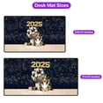thumbnail image 5 of Happy New Year Collie Welcome 2025 Balloon Firework Party Desk Mat Full Keyboard Mouse Pad Collie Dog Lover Gifts Idea Large Mousepad - 01014, 5 of 5
