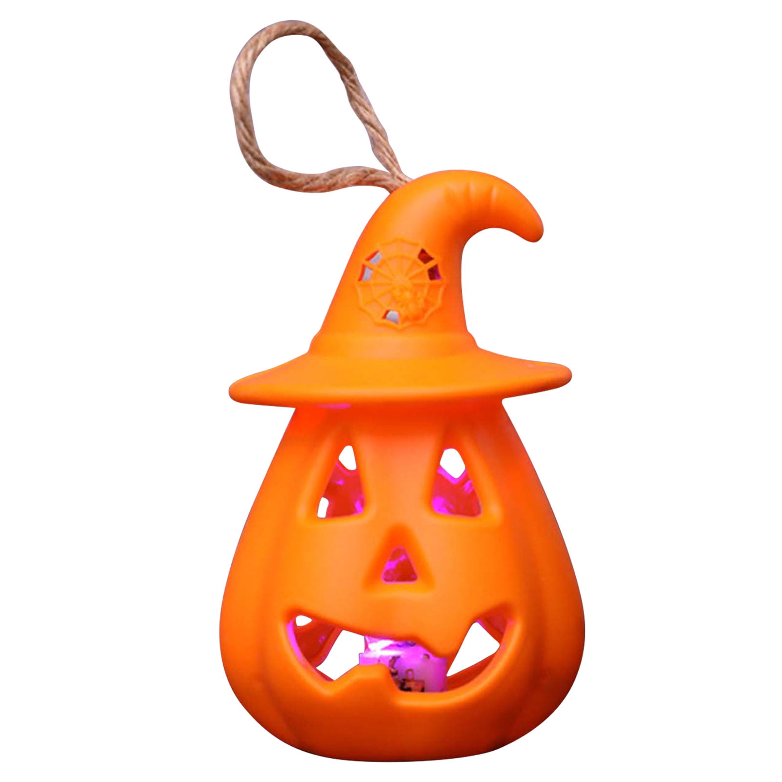 Halloween Vintage Pumpkin Night Light Lamp Party Hanging Home Decor LED Lantern# 