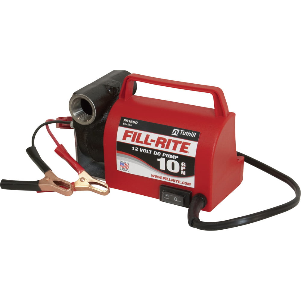 Fill-Rite FR1614 12 Volt 10 GPM Diesel Fuel Transfer Pump With Hoses for sale online 