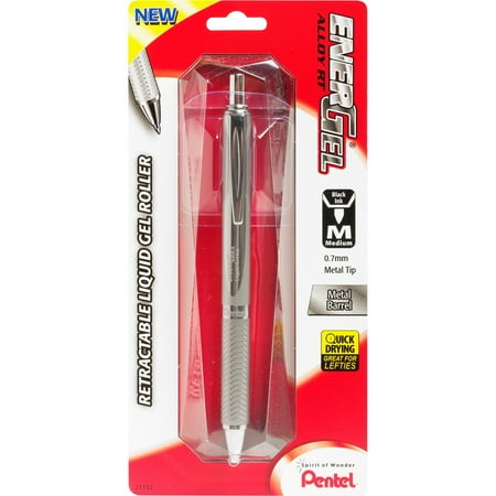 UPC: 0072512231524 | Pentel  PENBL407BP  EnerGel Alloy Retractable Gel Pens  1 / Pack