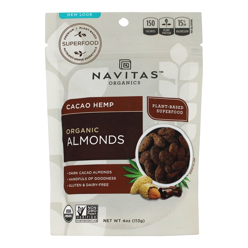 Navitas Organics Organic Superfood + Cacao Hemp Almonds 4 oz