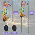 thumbnail image 5 of Solar Butterfly Lights，Solar Garden Lights Decor Outdoor Waterproof Metal Butterfly Decorative Stake Lights for Yard,Lawn,Patio,Walkway,Gifts for for Women Mom Grandma Gardening(2 Pack), 5 of 7