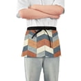 thumbnail image 2 of Abstract Patterns Multi Pocket Short Apron Waterproof, Adjustable 96.5in Belt for various occasions, 2 of 7