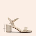 thumbnail image 2 of Sandalias de Tacón Cuadrado para Mujer DREAM PAIRS Doradas Talla 8.5W, 2 of 8