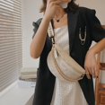 thumbnail image 2 of Bolso de pecho de moda, bolso interior, primavera y verano, nuevo bolso bandolera de hombro de moda para mujer, bolso de cintura pequeña informal que combina con todo, 2 of 6