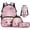 Cherry Blossom Pink Axolotl, variant on Bulopur Girls 17 Inch Backpack Set, 4 Piece Cherry Blossom Pink Axolotl Print School Bookbag with Lunch Box, Water Bottle Holder and Pencil Case for Elementary Girls