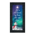 thumbnail image 3 of Seek Him, Winter Snowman Decoration, Religious Christmas Picture Frame, 6x12 7425, 3 of 8