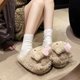 thumbnail image 2 of Pantuflas de algodón de Hello Kitty dulces y lindas para otoño e invierno de 2024 Pantuflas de lana cálidas y cómodas para el hogar Pantuflas de algodón para estudiantes, 2 of 5