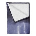 thumbnail image 2 of Nature Soft Flannel Fleece Throw Blanket, Majestic View on Coastal Town in Dark Stormy Night Giant Rain Cloud and Photo, Cozy Plush for Indoor and Outdoor Use, 50" x 60", Multicolor, by Ambesonne, 2 of 5