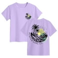 thumbnail image 3 of Gubotare Girl Shirts Girls' Shirts Short Sleeve Shirts Girls' T Shirts Soft Basic Tees Kids' T Shirts Summer Top T Shirt (Light Purple,Size 5-6 Years), 3 of 6
