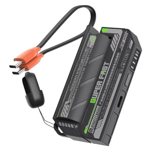22.5W Ra Pid Charging Power Bank with Detachable Battery & Built in 5000mAh Portable Charger QC 3.0 Compatible Compact for Travel