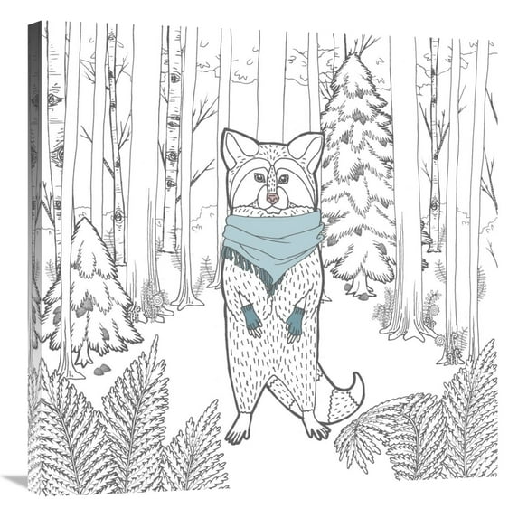 Global Gallery's 'Color the Forest Color II' by Elyse DeNeige Stretched Canvas Wall Art