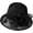 Black15, variant on Women Organza Kentucky Derby Hat Fascinators Bucket Bowler Hat for Tea Party Bridal Wedding Church Dress Hat Sun Cap
