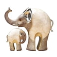 thumbnail image 2 of Estatua de creativo animal arte escultura resina linda figurilla moderno para pequeña sala de televisión, dormitorio, estantería, sala Shell blanco b Macarena estatua de elefante, 2 of 8