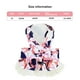 thumbnail image 2 of Dinheiro Vestido de perro arnés y correa conjunto para perros pequeños pajarita floral niña vestido de cachorro transpirable lindo princesa vestidos de perro primavera verano mascota gato ropa falda, 2 of 5