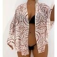 thumbnail image 4 of under $10 Charella Women's Fashion Printing Casual One Sheet Tie Beach Skirt Brown,One Size, 4 of 7