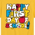 thumbnail image 3 of Instant Message - Happy First Day Of School - Toddler & Youth Short Sleeve Graphic T-Shirt, 3 of 6