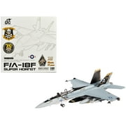Boeing F/A-18F Super Hornet Fighter Aircraft "VFA-103 Jolly Rogers" (2018) US Navy 1/144 Diecast Model by JC Wings