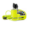 thumbnail image 1 of Alarma Motocicle  Bloosom Bloqueo Impermeable Freno Disco Candado Amarillo, 1 of 4