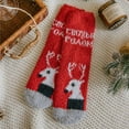 thumbnail image 5 of 6Pairs Women Christmas Fuzzy Socks Fluffy Socks Winter Warm Cozy Striped Socks Crew Socks, 5 of 6