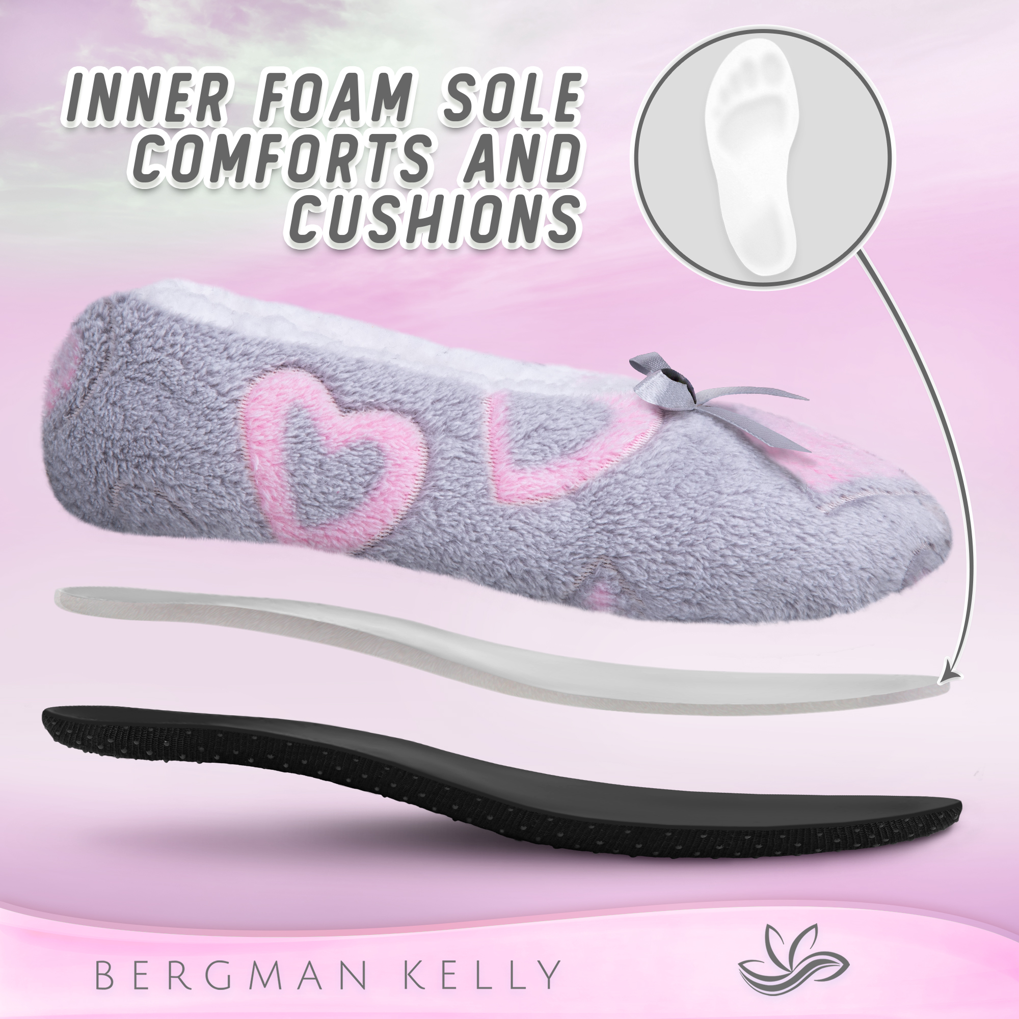 Bergman Kelly Fuzzy Slippers for Women photo 2