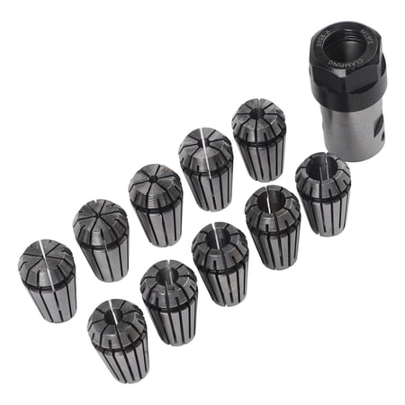 Homena Complete Set 10pcs ER16 Spring Collet + Motor Shaft 8mm Extension Rod Holder