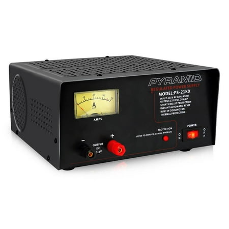 PYRAMID PS21KX - Bench Power Supply, AC-to-DC Power Converter with Amperage Gauge Display (18 (Best Bench Power Supply)