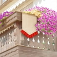 thumbnail image 3 of Muka 6 Pcs Blank Garden Flags with Ruffle, Burlap Lawn Yard Banners, 12" X 18"-Brown, 3 of 8