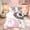 White Pink A, variant on Feelyou Chic Cheetah Print 8 Full Size Bedding Sets for Girls, Coquette Bowknot Letter U Full Size Bed in a Bag, Pink Reversible, 7 Pieces