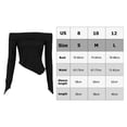 thumbnail image 2 of GOOHOCHY Blusa Ajustada Para Mujer Con Descubiertos Y Manga Larga Para Uso Diario, 2 of 8