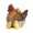 Yellow, variant on Resin Hen Statue Realistic Chicken Statue Suitable Garden Outdoor Decoration