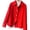 Red, variant on Women Fall Winter Coat Thickened Double-sided Lapel Single-breasted Cardigan Loose Long Sleeve Buttons Pockets Lady Commute Jacket