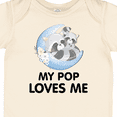 thumbnail image 4 of Inktastic Raccoon My Pop Loves Me Boys or Girls Baby Bodysuit, 4 of 5