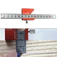 thumbnail image 2 of 150mm 45/90 degree steel ruler positioning slide stop woodworking square, 2 of 4