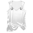 thumbnail image 5 of HBGVBA Satin Tank Tops for Women,Plus Size Summer Tops,Solid Color V-Neck Spaghetti Strap Casual Tank Tops, 5 of 5