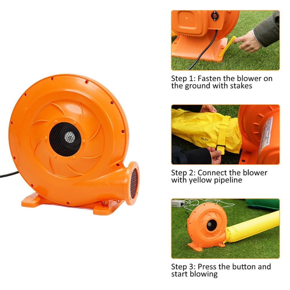 Aimee Lii Inflatable Water Slide Bounce House with Air Blower, Playhouse for Kids Outdoor