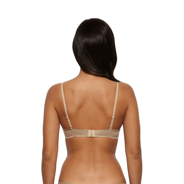 Gossard Womens Glossies Underwire Sheer Moulded Bra Nude 28DD