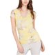 thumbnail image 1 of INC Blusa de doble capa para mujer, amarillo, extragrande, 1 of 1
