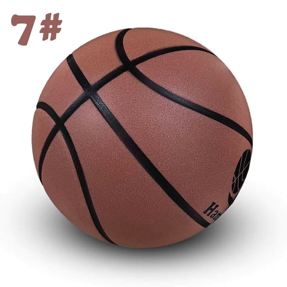 Grooved Silent Basketball Size 7# 6# Men & Women Player Indoor Dribble Practice Bounce Quietly Soft Foam Ball No Noises at Home